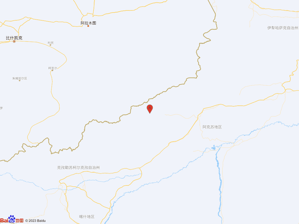 新疆阿克苏地区乌什县发生3.2级地震